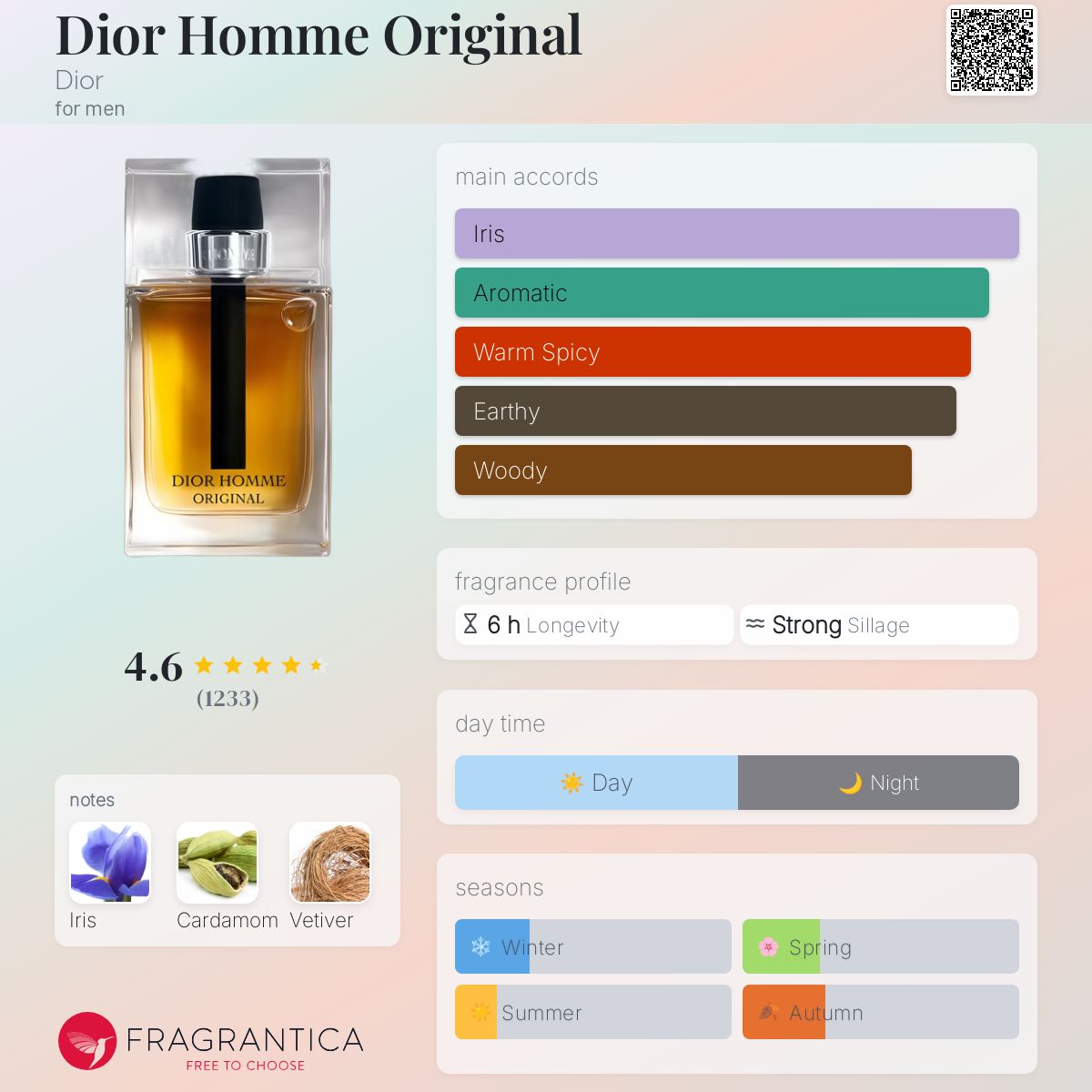 کارت شناسایی Dior Homme Original