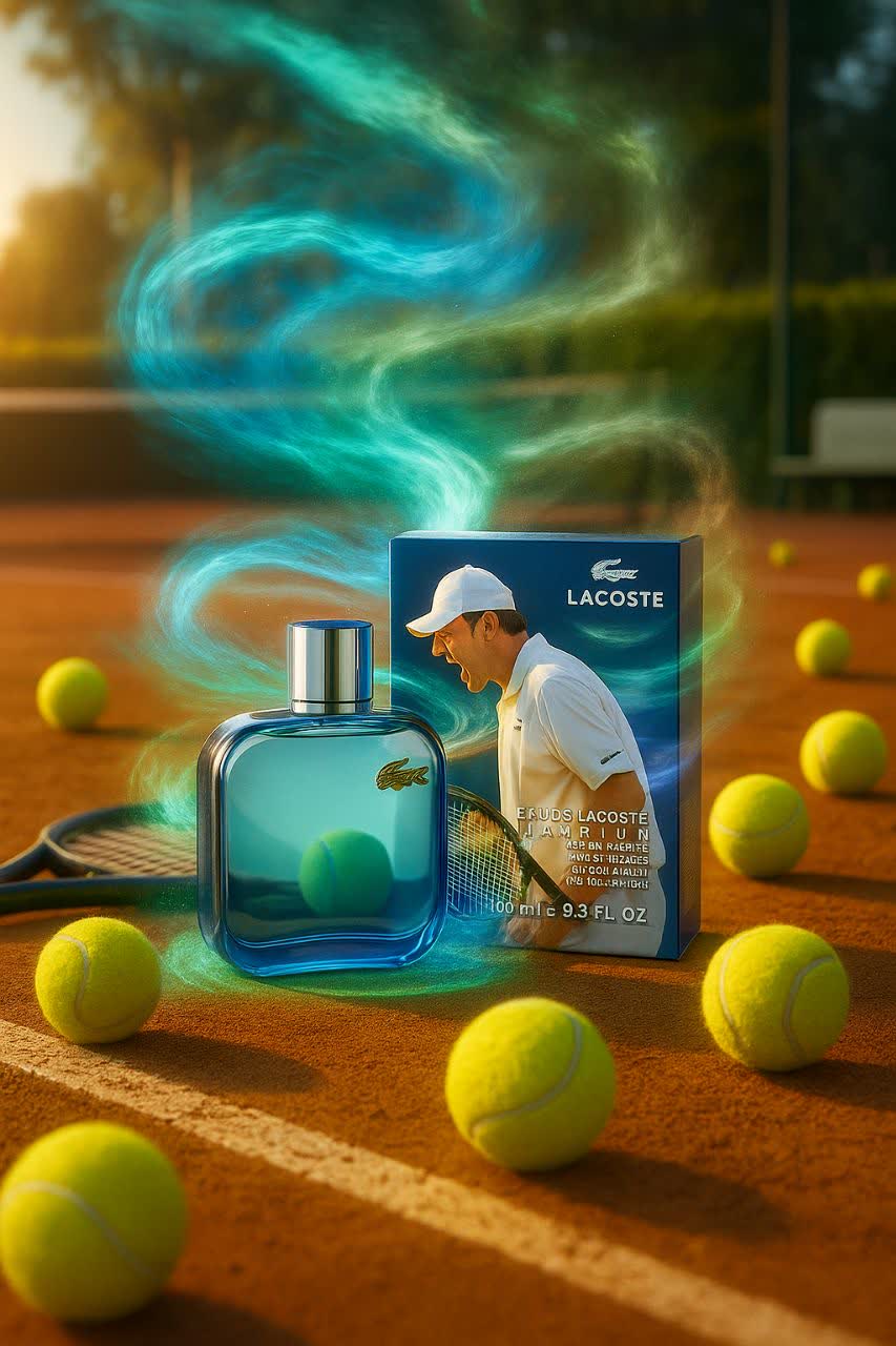 تصویر عطر او د لاگوست ال 12.12. بلو (آبی) ادوتویلت مردانه Lacoste Eau de Lacoste L.12.12. Blue for Men EDT توسط AI