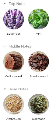 هرم بویایی عطر مونت بلانک لجند آبی Mont Blanc Legend Blue 2024 for Men EDP