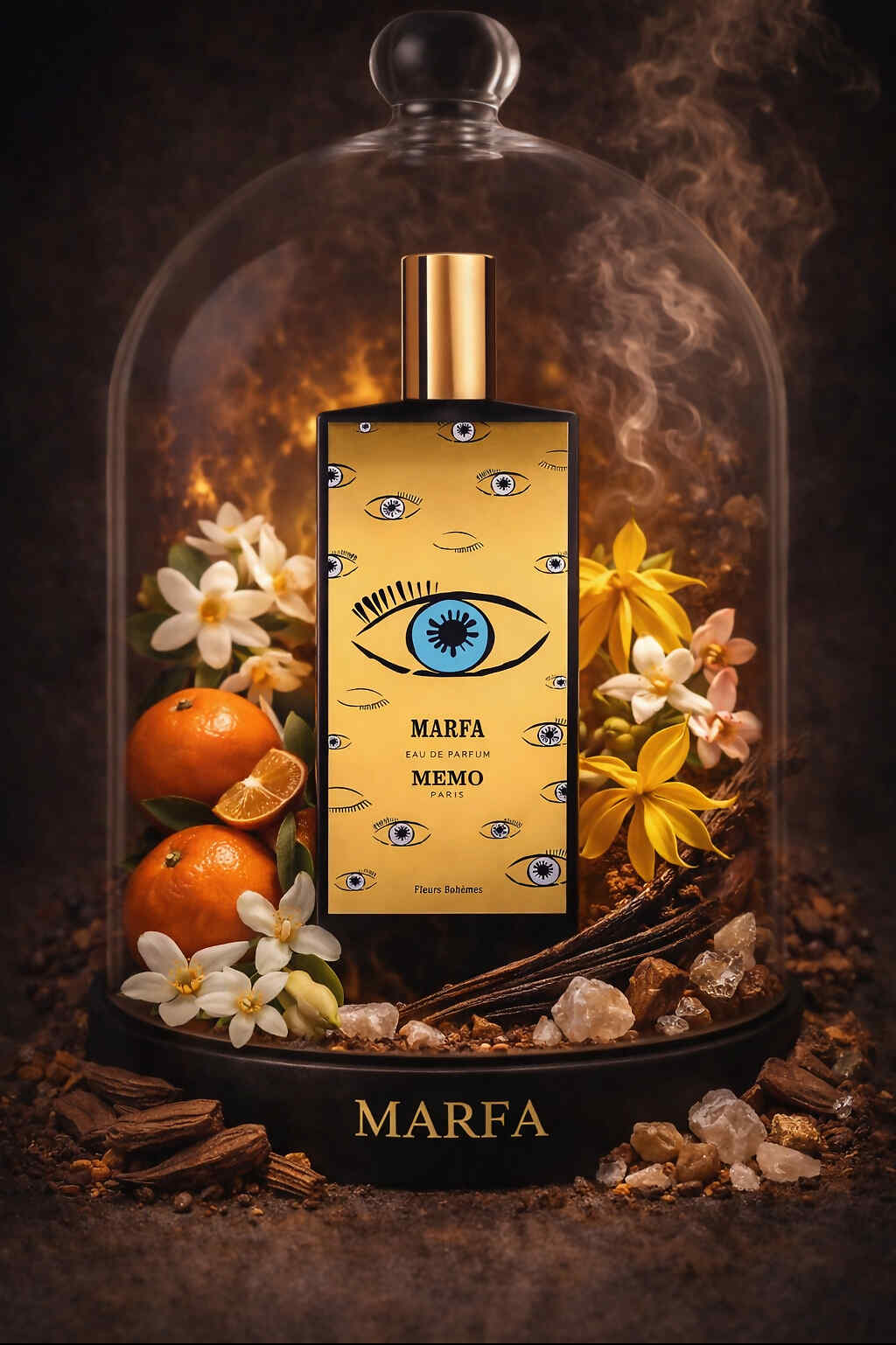 تصویر نت ها و وایب عطر ممو پاریس مارفا ادوپرفیوم مردانه-زنانه Memo Paris Marfa Unisex EDP