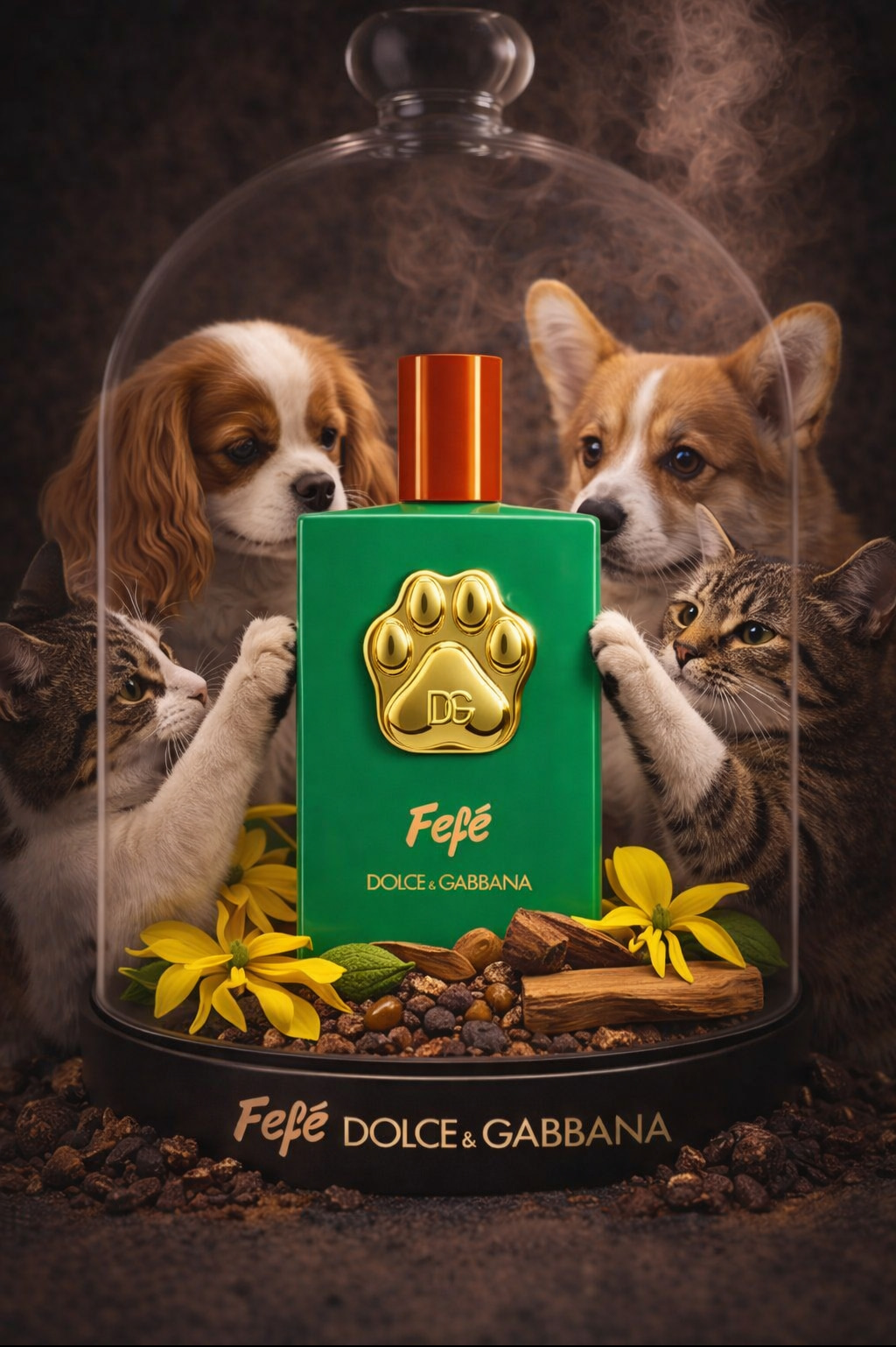 تصویر AI و وایب عطر ادکلن دولچه اند گابانا ففه-فی فی ادوتویلت مردانه- زنانه Dolce & Gabbana Fefé Unisex EDT