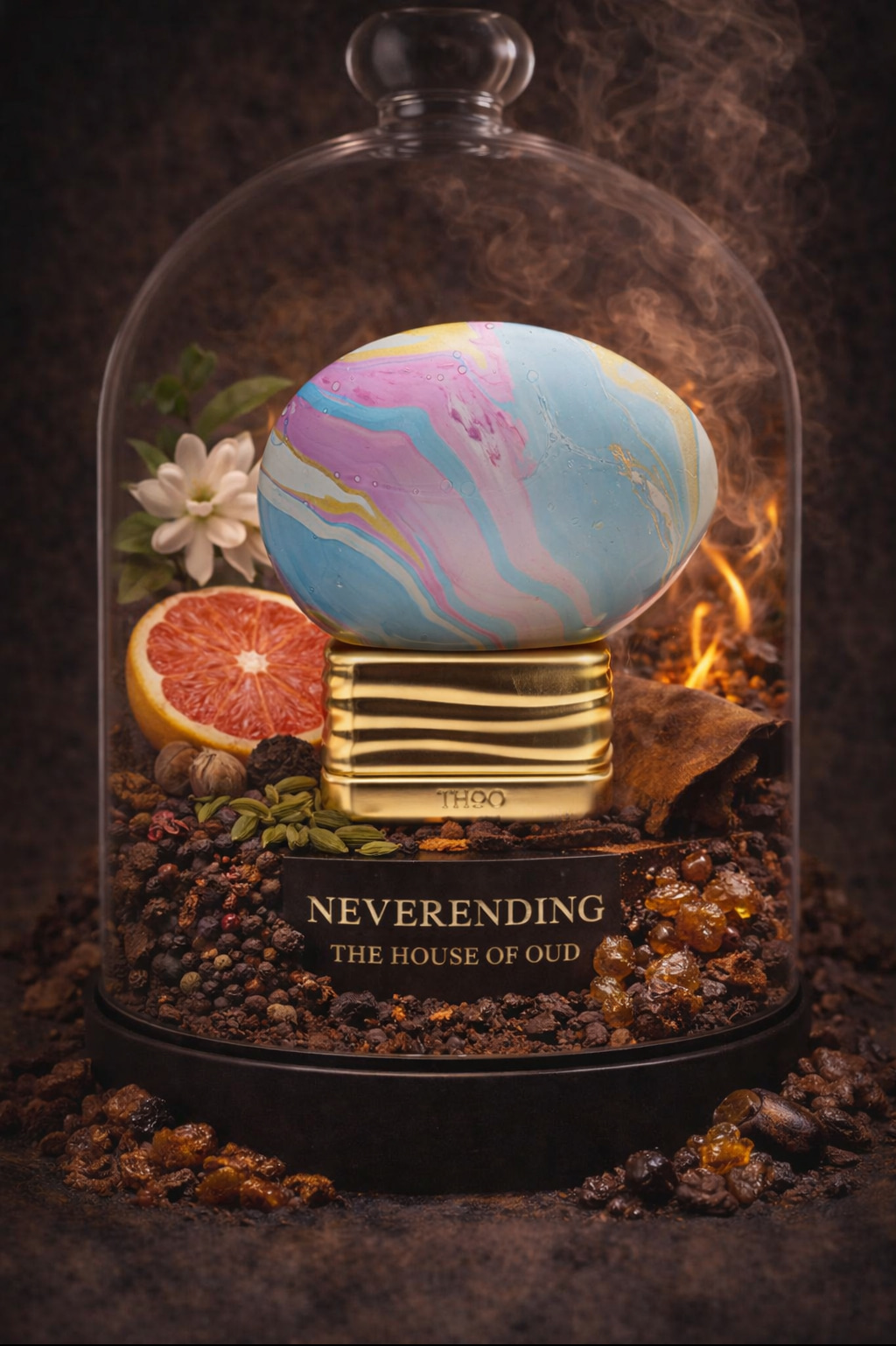 تصویر AI و وایب عطر ادکلن هاوس آف عود نور اندینگ ادوپرفیوم مردانه-زنانه The House of Oud Neverending Unisex EDP