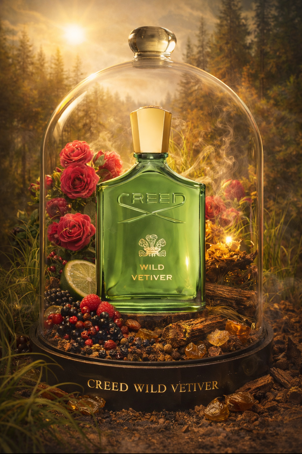 تصویر AI و وایب عطر ادکلن کرید وایلد وتیور ادوپرفیوم مردانه-زنانه Creed Wild Vetiver Unisex EDP