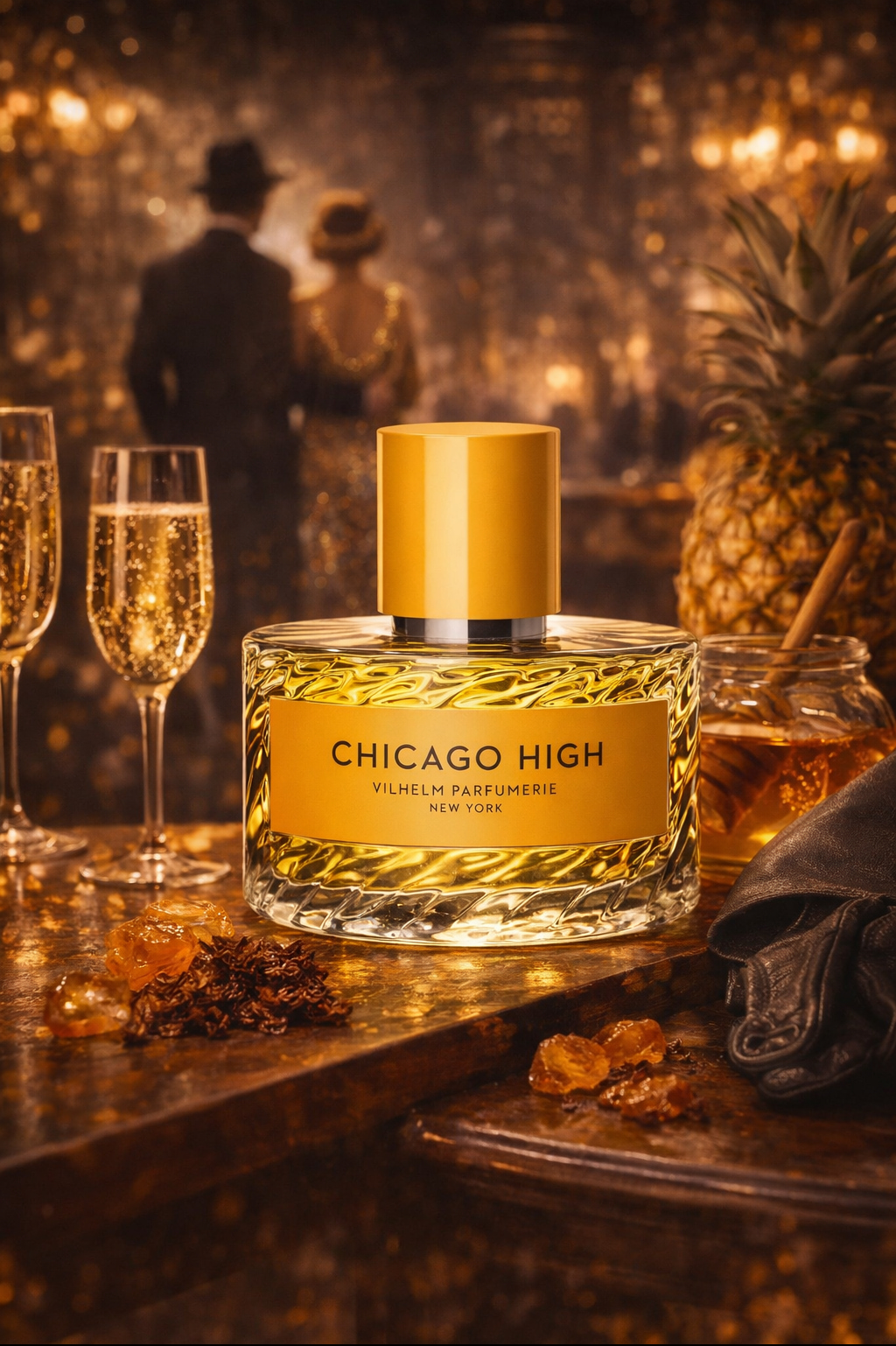 تصویر AI و وایب عطر ادکلن ویلهلم پارفومری شیکاگو های ادوپرفیوم مردانه-زنانه Vilhelm Parfumerie Chicago High Unisex EDP