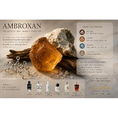 Ambroxan در عطرسازی چیست؟ مولکولی که رایحه پوست، چوب، کهربا و جذابیت مدرن را به دنیای عطر هدیه داد